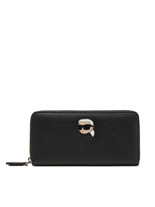KARL LAGERFELD Portfel damski KARL LAGERFELD A1W32124 Czarny