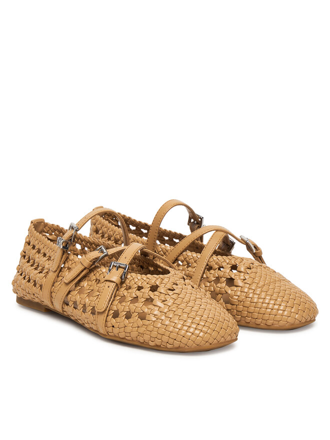 MICHAEL Michael Kors Балетки MICHAEL Michael Kors Indy Flex 40S6IDFP1L Бежевий
