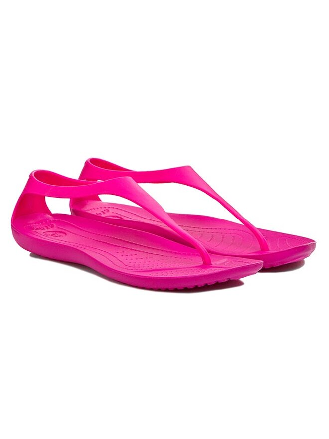 Crocs Šlepetės per pirštą Crocs Sexi Flip Women 11354 Rožinė