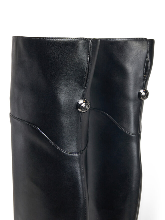 TWINSET Zimski škornji TWINSET 242TGT056 Črna