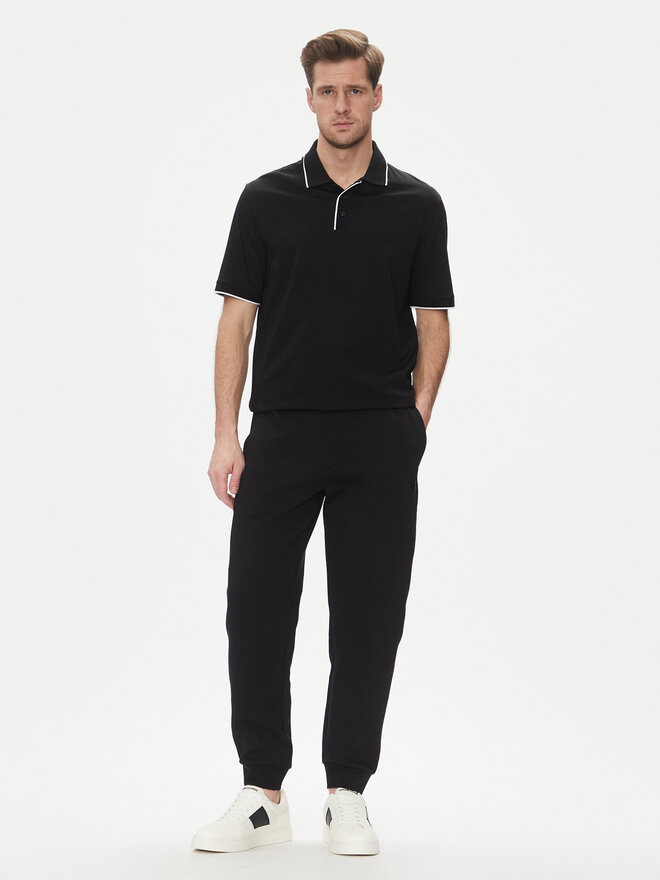 Armani Exchange Armani Exchange Polo XM000739 AF10364 UC001 Μαύρο Regular Fit
