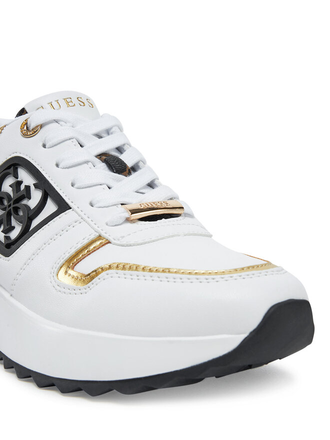 Guess Sneakersy Guess FLJKOY ELE12 Biały