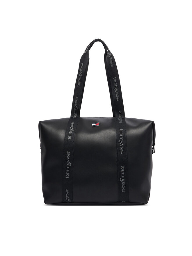 Tommy Jeans Handtasche Tommy Jeans Tjw Daily Elevated Tote AW0AW19046 Schwarz