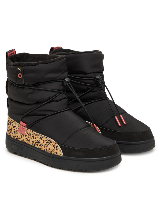 Puma Μπότες Χιονιού Puma Snowbae Wns Animal Flair 402654 01 Μαύρο