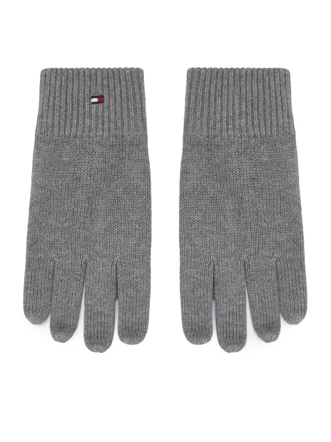 Tommy Hilfiger Herrenhandschuhe Tommy Hilfiger Essentials AM0AM12845 Grau