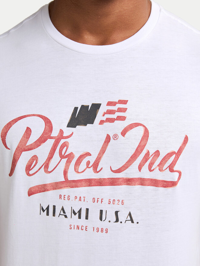 Petrol Industries Petrol Industries Camiseta M-1050-TSR600 Blanco Regular Fit