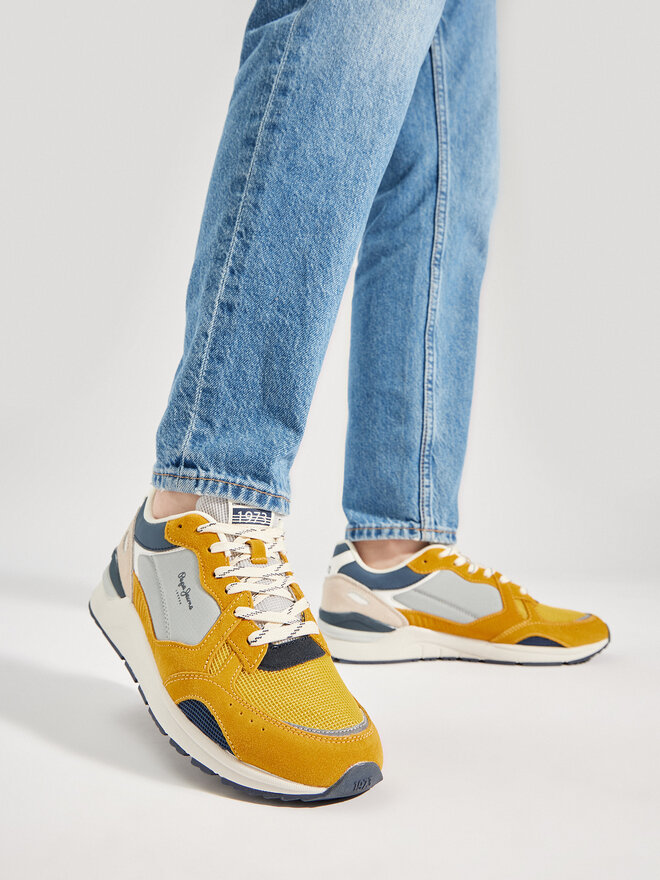 Pepe Jeans Sneakersy Pepe Jeans X20 Free PMS60010 Žlutá
