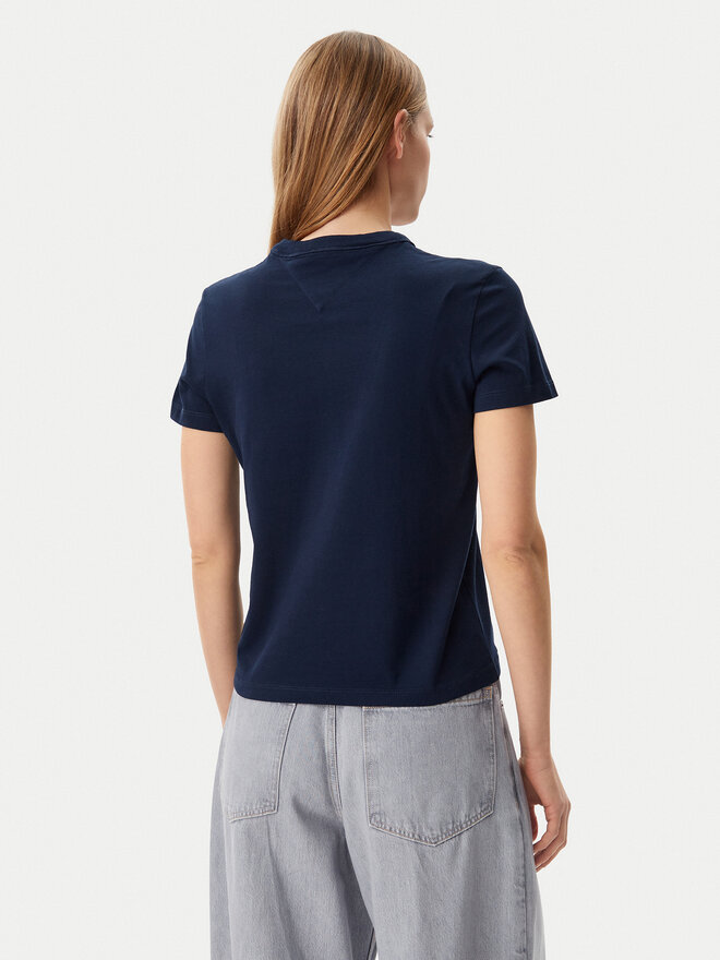 Tommy Jeans Tommy Jeans Marškinėliai DW0DW20153 Tamsiai mėlyna Regular Fit