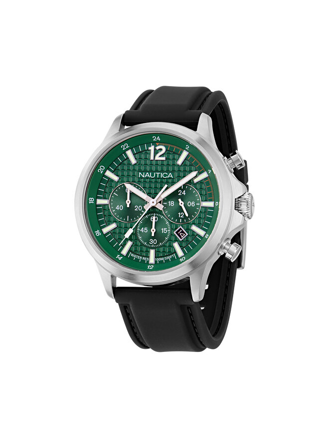 Nautica Часовник Nautica Blueocean Chronograph NAPBOF401 Черен