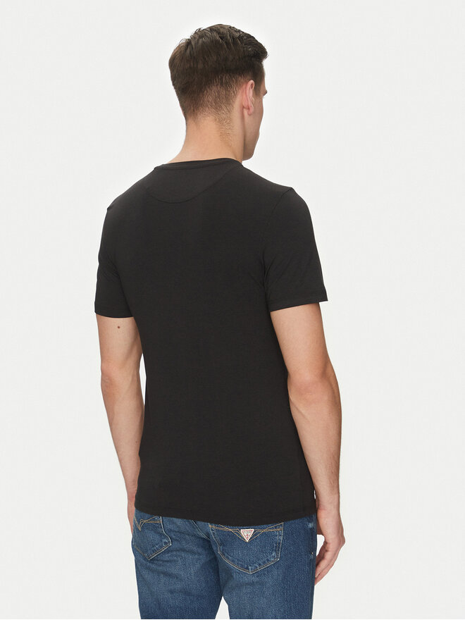 Guess Guess Marškinėliai U5GM30 KCPZ1 Juoda Regular Fit