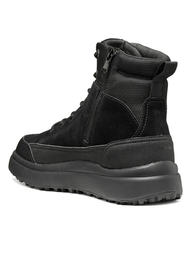 Geox Schnürschuhe Geox U Granito + Grip B Abx U66FZB 02250 C9999 Schwarz