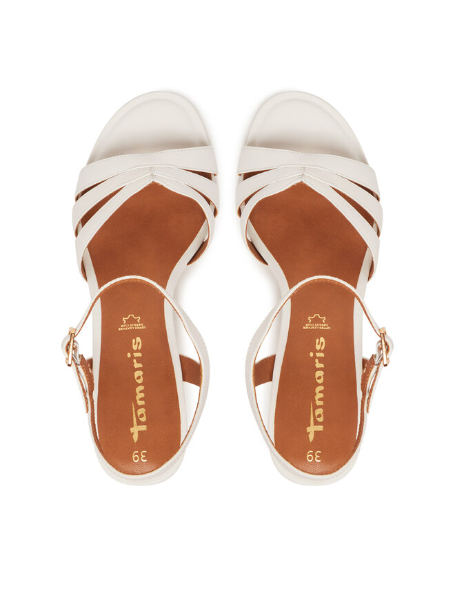 Tamaris Sandale Tamaris 1-28333-44 Alb