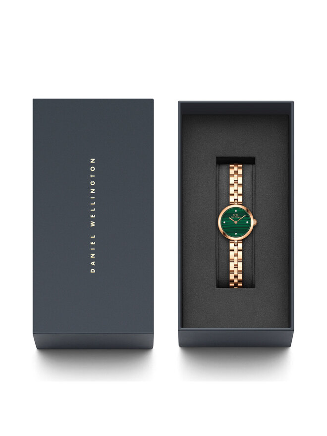 Daniel Wellington Zegarek Daniel Wellington Elan Lumine Malachite DW00100721 Złoty