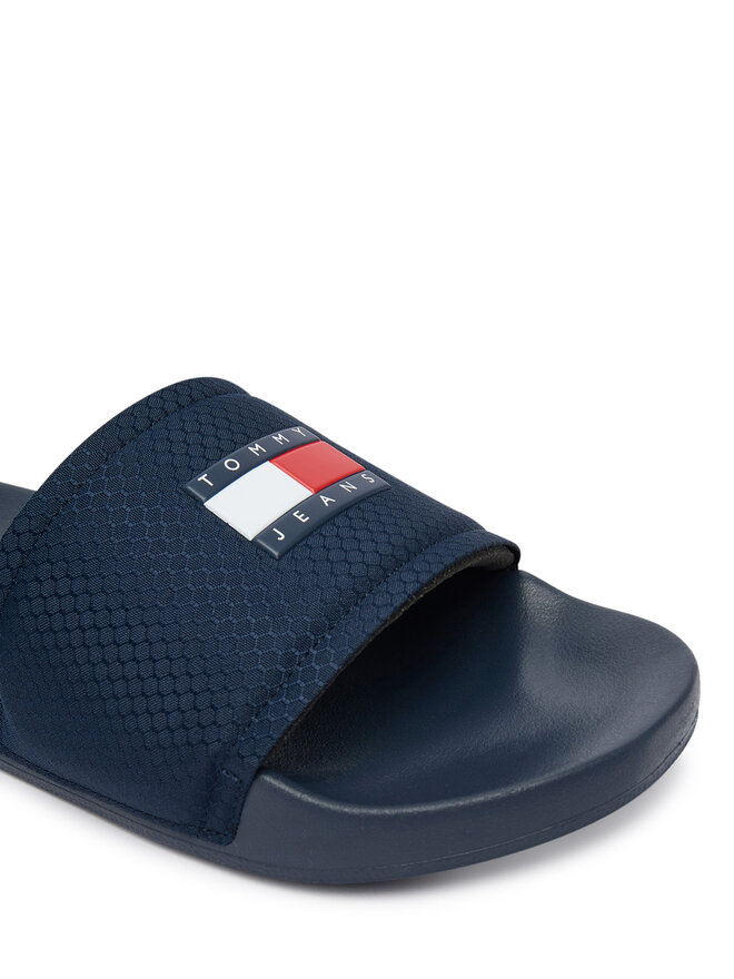 Tommy Jeans Pantoletten Tommy Jeans Tjm Pool Slide EM0EM01673 Dunkelblau
