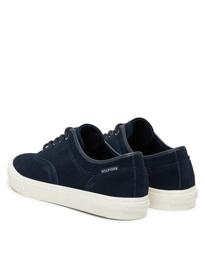 Tommy Hilfiger Teniszcipő Tommy Hilfiger Hi Vulc Low Oxford Suede FM0FM05401 Sötétkék