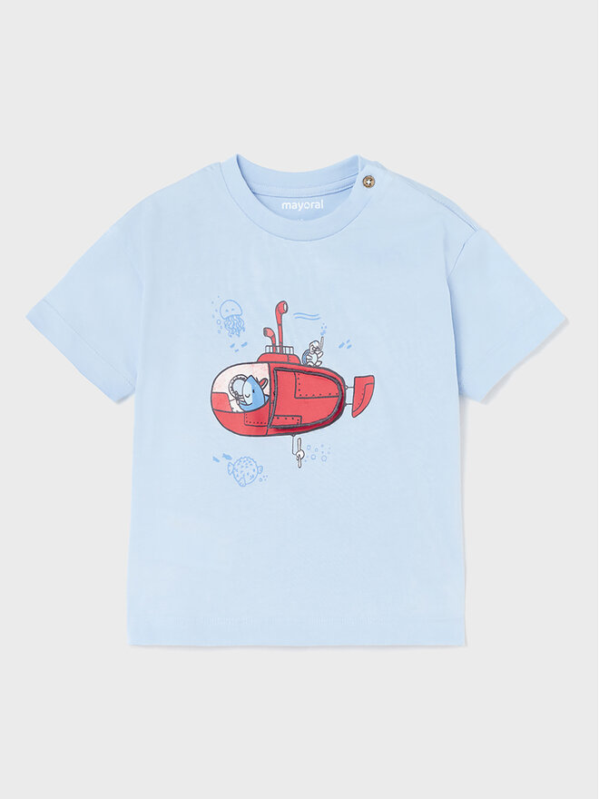 Mayoral Mayoral T-shirt 1029 Svijetloplava Regular Fit