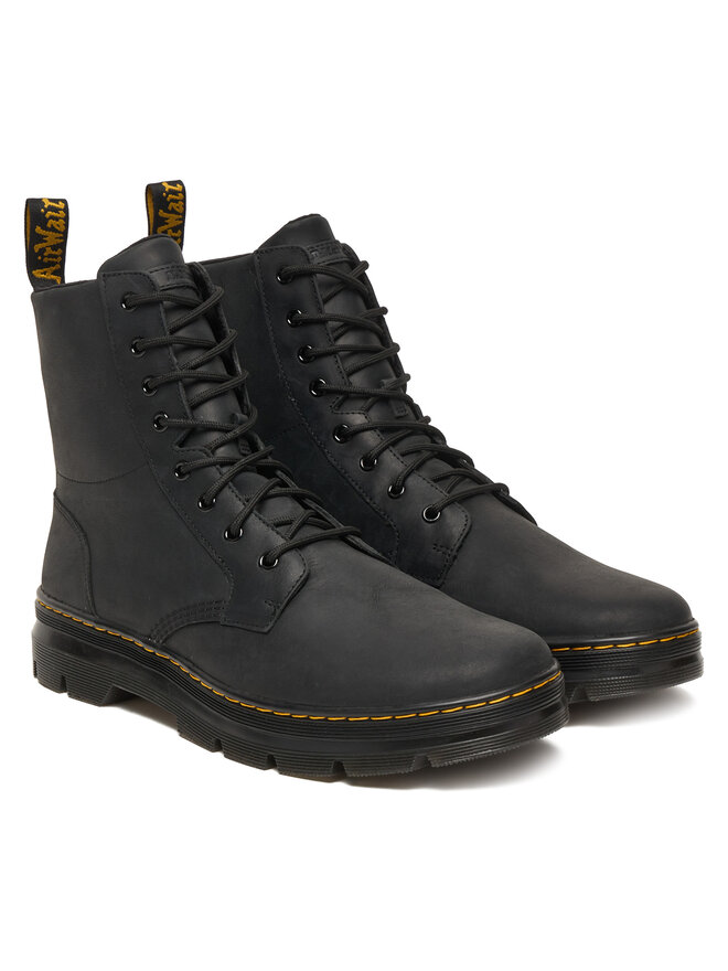 Dr. Martens Schnürschuhe Dr. Martens Combs Leather Casual Boots DM26007001 Schwarz