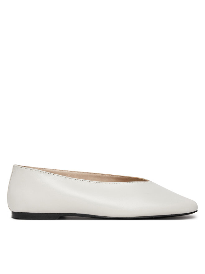 Calvin Klein Ballerinas Calvin Klein HW0HW02441 Écru