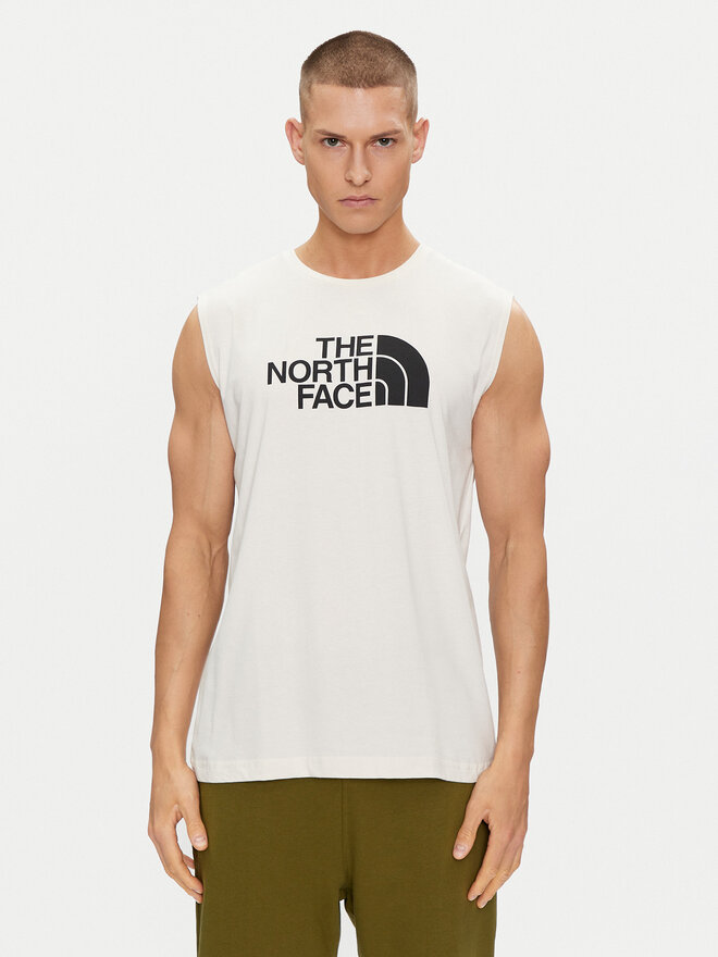 The North Face The North Face Tank top marškinėliai Easy NF0A87R2 Balta Regular Fit