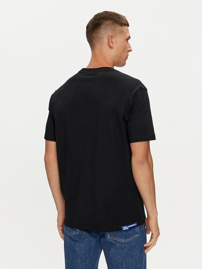 Karl Lagerfeld Jeans Karl Lagerfeld Jeans T-Shirt 241D1708 Schwarz Regular Fit