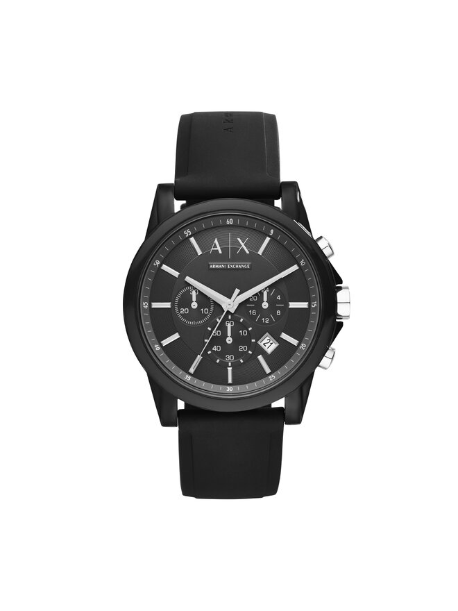 Armani Exchange Pulkstenis Armani Exchange AX1326 Melns