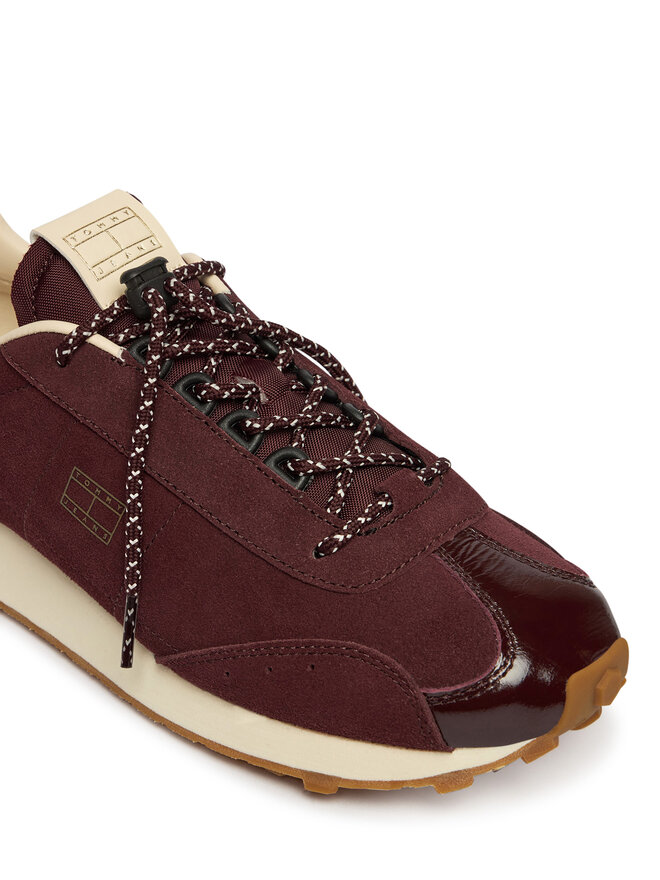 Tommy Jeans Sneakers Tommy Jeans Tjw Retro Archive Runner Suede EN0EN03125 Dunkelrot