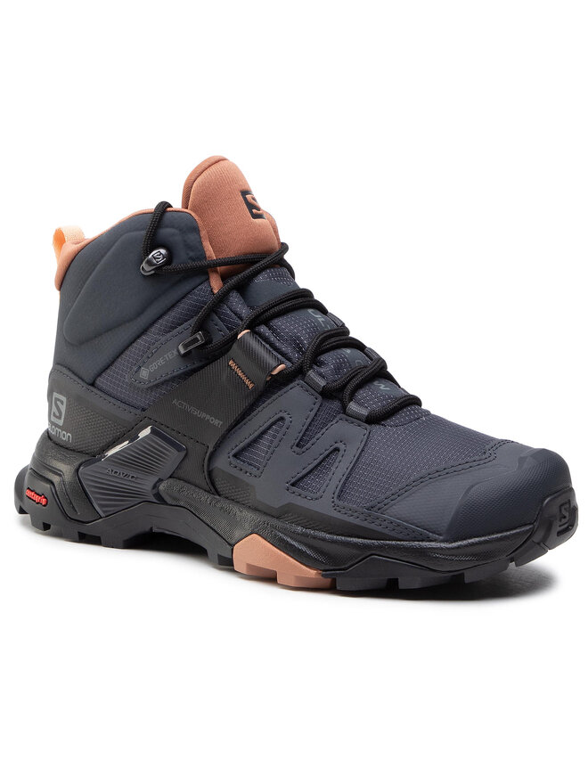 Salomon Trekkingschuhe Salomon X Ultra 4 Mid Gtx W GORE-TEX 412956 20 V0 Grau