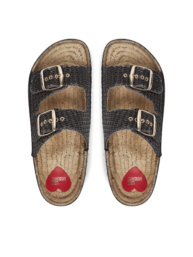 LOVE MOSCHINO Espadrilky LOVE MOSCHINO JA28393G0MJQ0000 Šedá