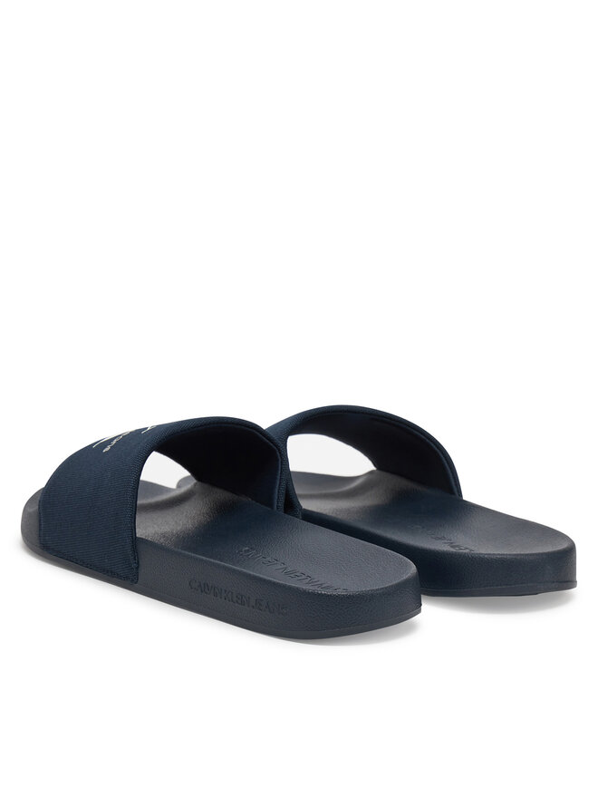 Calvin Klein Jeans Šľapky Calvin Klein Jeans Slide Monogram Cv YM0YM01271 Tmavomodrá