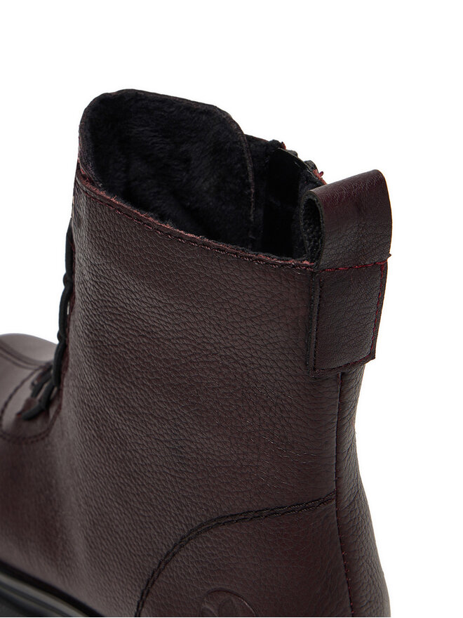 Rieker Schnürschuhe Rieker Y7150-35 Dunkelrot