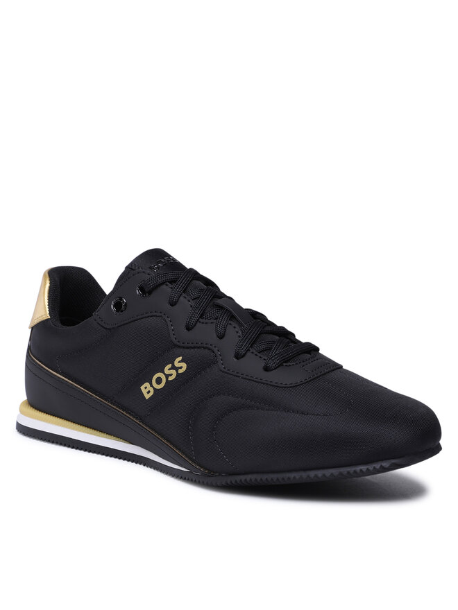 Sneakersy Boss Rusham 50474760 10243344 01 Czarny | eobuwie.com.pl