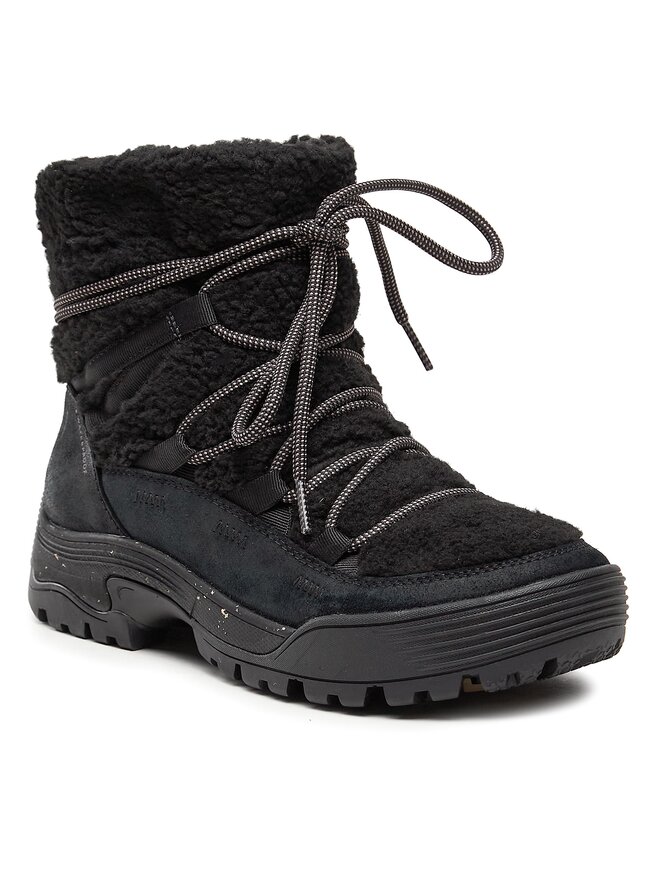 Clarks Škornji za sneg Clarks Althike Up Wp 261734064 Črna