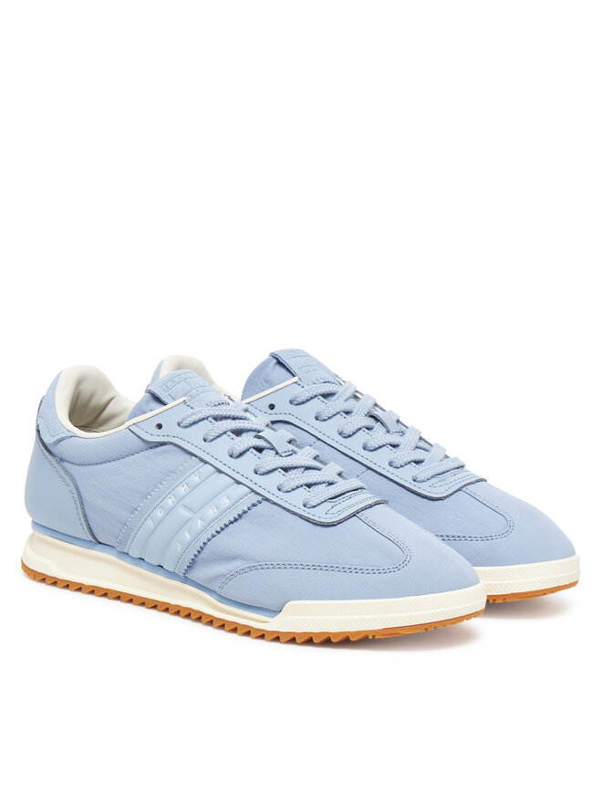 Tommy Jeans Снікерcи Tommy Jeans Tjw Low Profile Runner EN0EN02817 Голубий