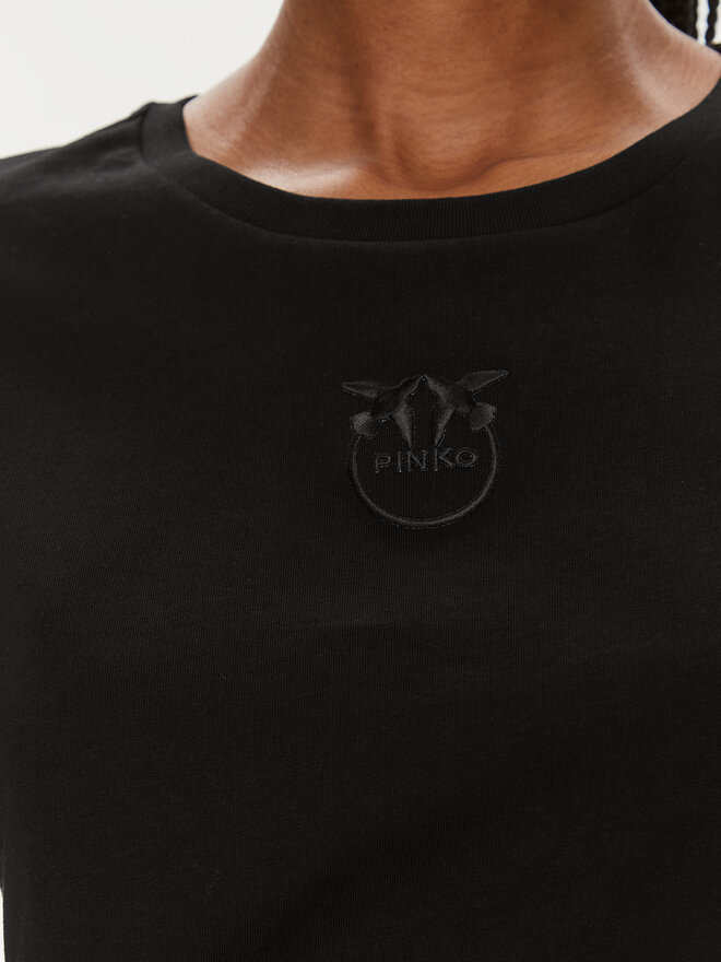 PINKO Pinko T-Shirt 100355 A1NW Μαύρο Regular Fit