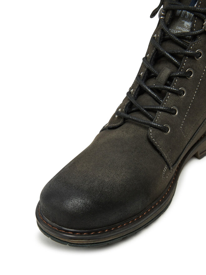 Mustang Schnürschuhe Mustang 4157-609 Grau