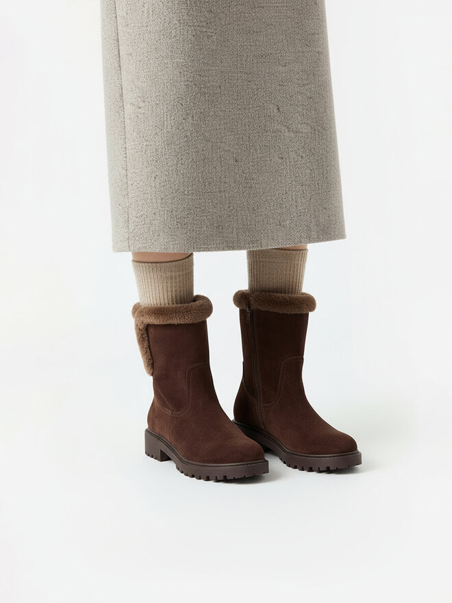 Clara Barson Stiefeletten Clara Barson CEO-HY90165-8 Braun