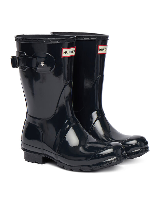 Hunter Гумові чоботи Hunter Org Short Gloss WFS1000RGL Cиній