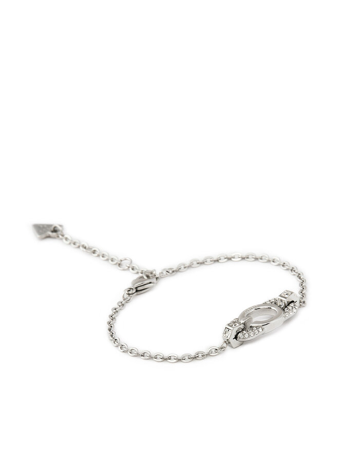 Guess Bransoletka Guess JUBB04 510JW Srebrny