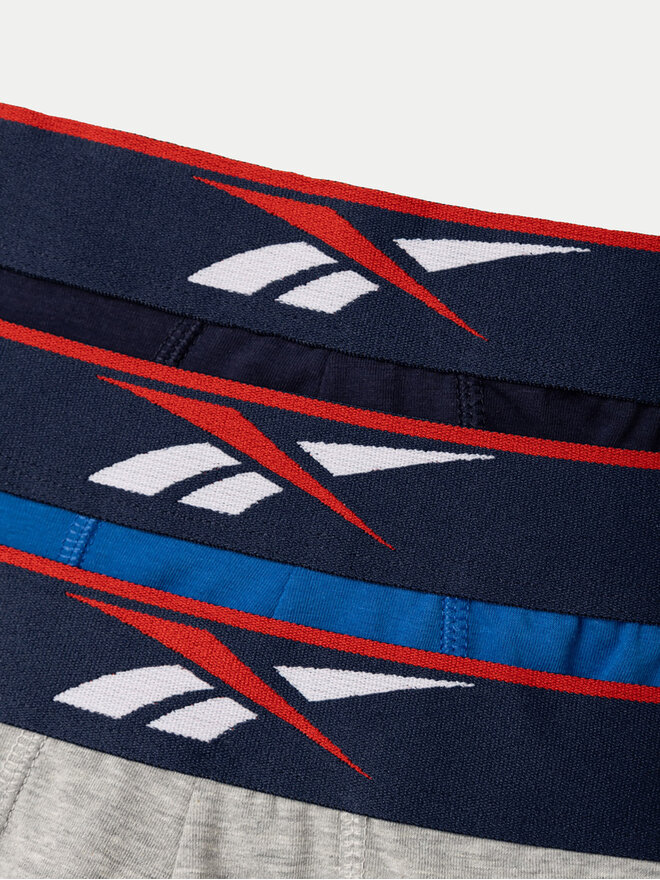 Reebok Reebok Komplektas: 3 poros trumpikių JORDAN - AW24 (3-pack) Spalvota