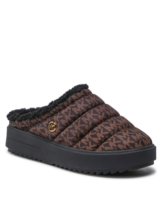 MICHAEL Michael Kors Παντόφλες Σπιτιού MICHAEL Michael Kors Emmett Quilted Slip On 43F2EMFP1Y Καφέ