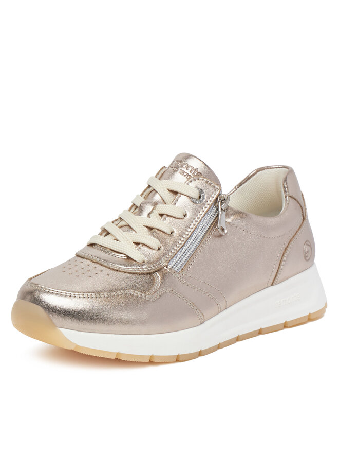 Remonte Sneakersy Remonte D2G01-90 Złoty