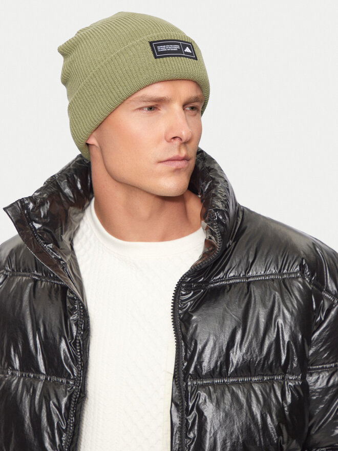 adidas Шапкa adidas Essentials Cuffed Beanie IY5257 Зелений