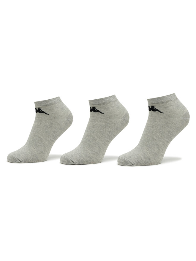 Kappa Set di 3 paia di calzini lunghi unisex Kappa 708068 Grigio