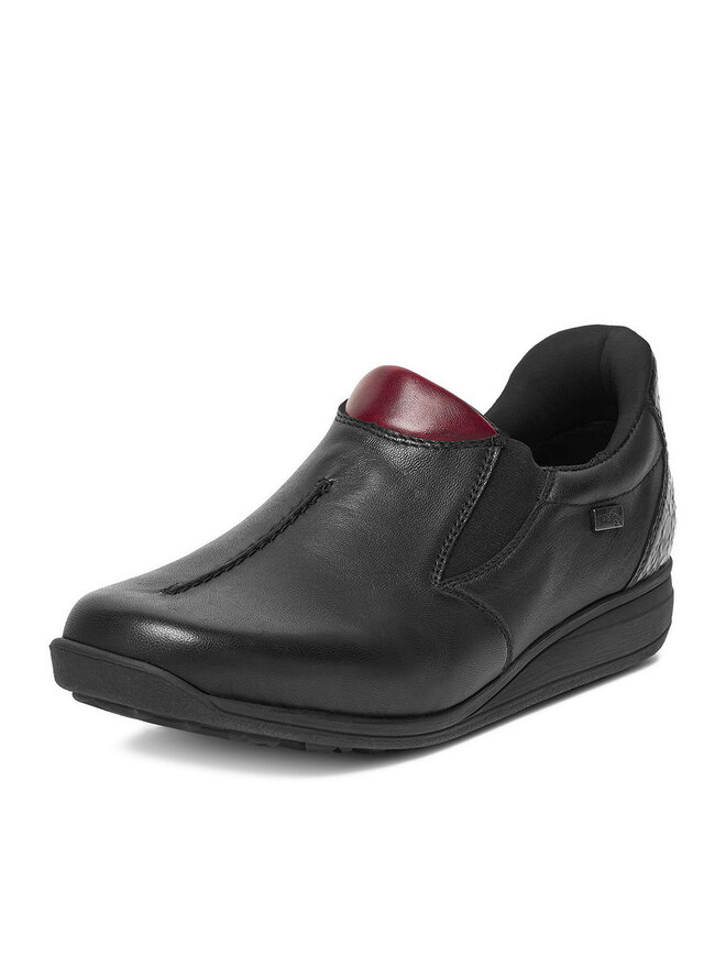 Rieker Półbuty Rieker 47253-00 Czarny
