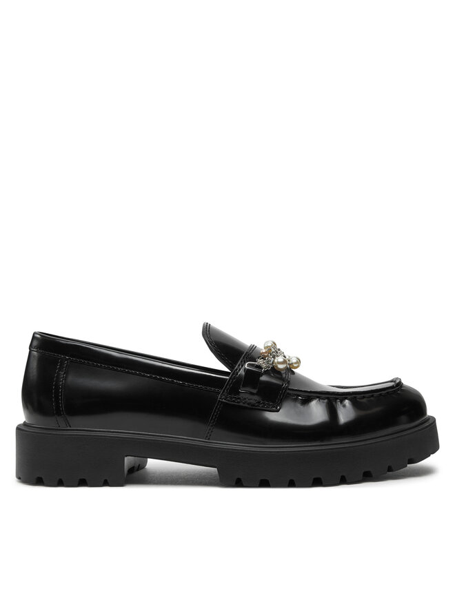 Tory Burch Lordsy Tory Burch Embellished Classic Lug Loafer 165828 Czarny