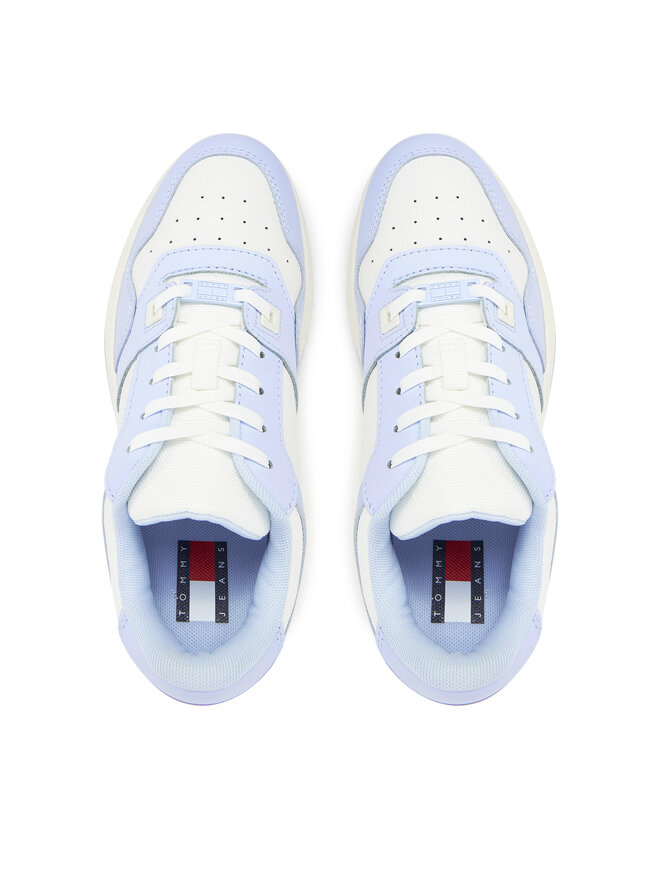 Tommy Jeans Sneakersy Tommy Jeans Tjw Retro Basket Flatform Ess EN0EN02506 Błękitny