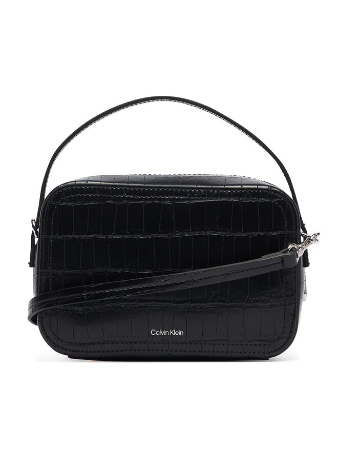 Calvin Klein Handtasche Calvin Klein Ck Croc Camera Bag LV04F3905G Schwarz