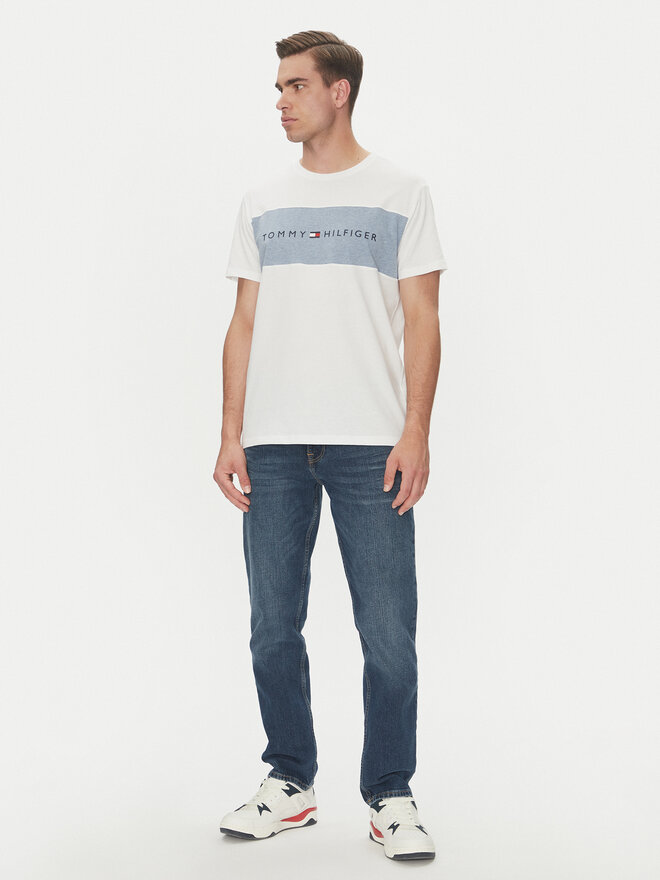 Tommy Hilfiger Tommy Hilfiger T-Shirt UM0UM03418 Weiß Regular Fit