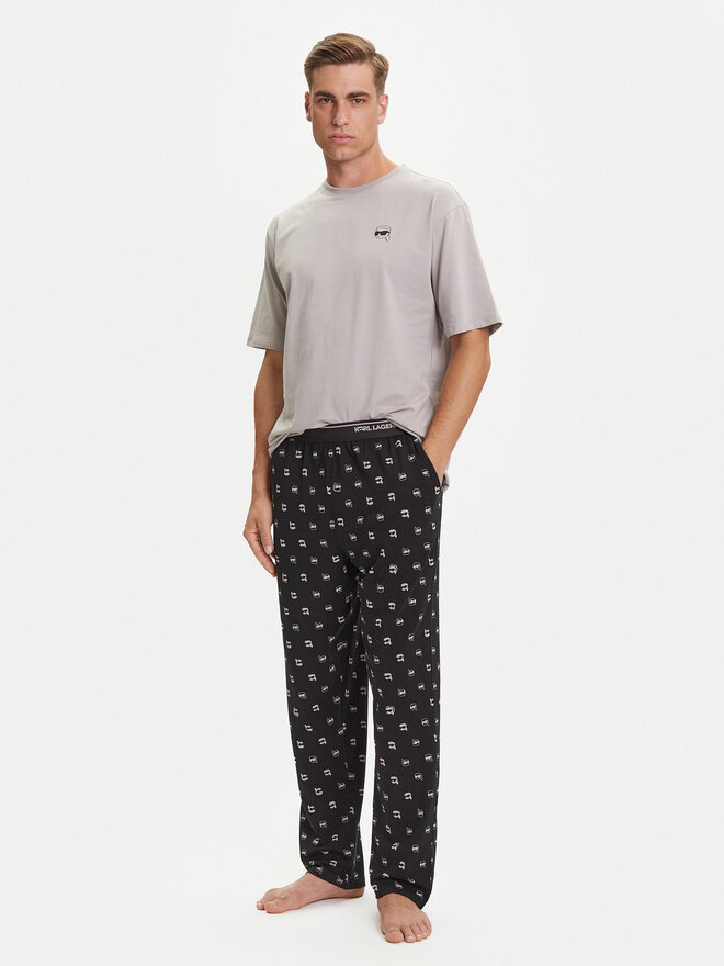 KARL LAGERFELD KARL LAGERFELD Pijama A3M45002 Gris Regular Fit
