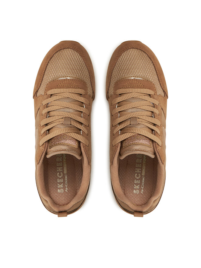 Skechers Sneakersy Skechers 111/TAN Brązowy